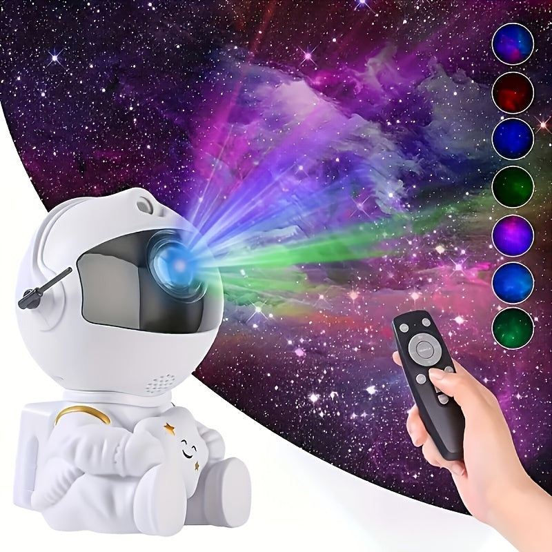Astronaut Star Galaxy Projector Beautiful Night Lamp with Adjustable Nebula Ceiling LED Lights for Bedroom, Living Room and Party Decoration in All Seasons