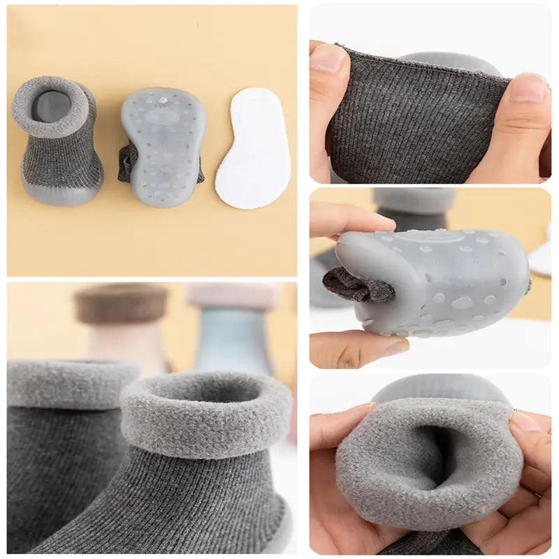 Super Warm Socks Shoes for Kids – Comfort and Style for Winter