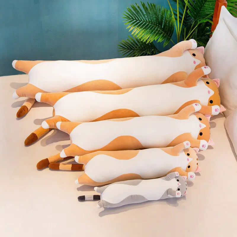 Soft Plush Long Pillow – The Ultimate Cuddle Buddy for You or the Kids.