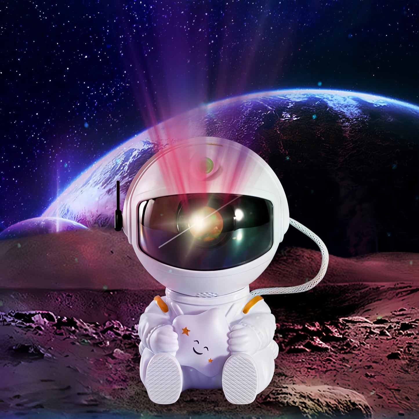 Astronaut Star Galaxy Projector Beautiful Night Lamp with Adjustable Nebula Ceiling LED Lights for Bedroom, Living Room and Party Decoration in All Seasons