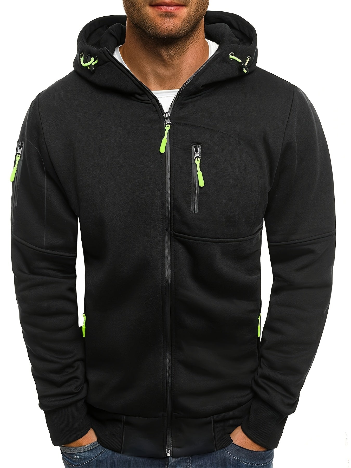 Comfortable Herenvest met Rits – Casual en Stijlvol