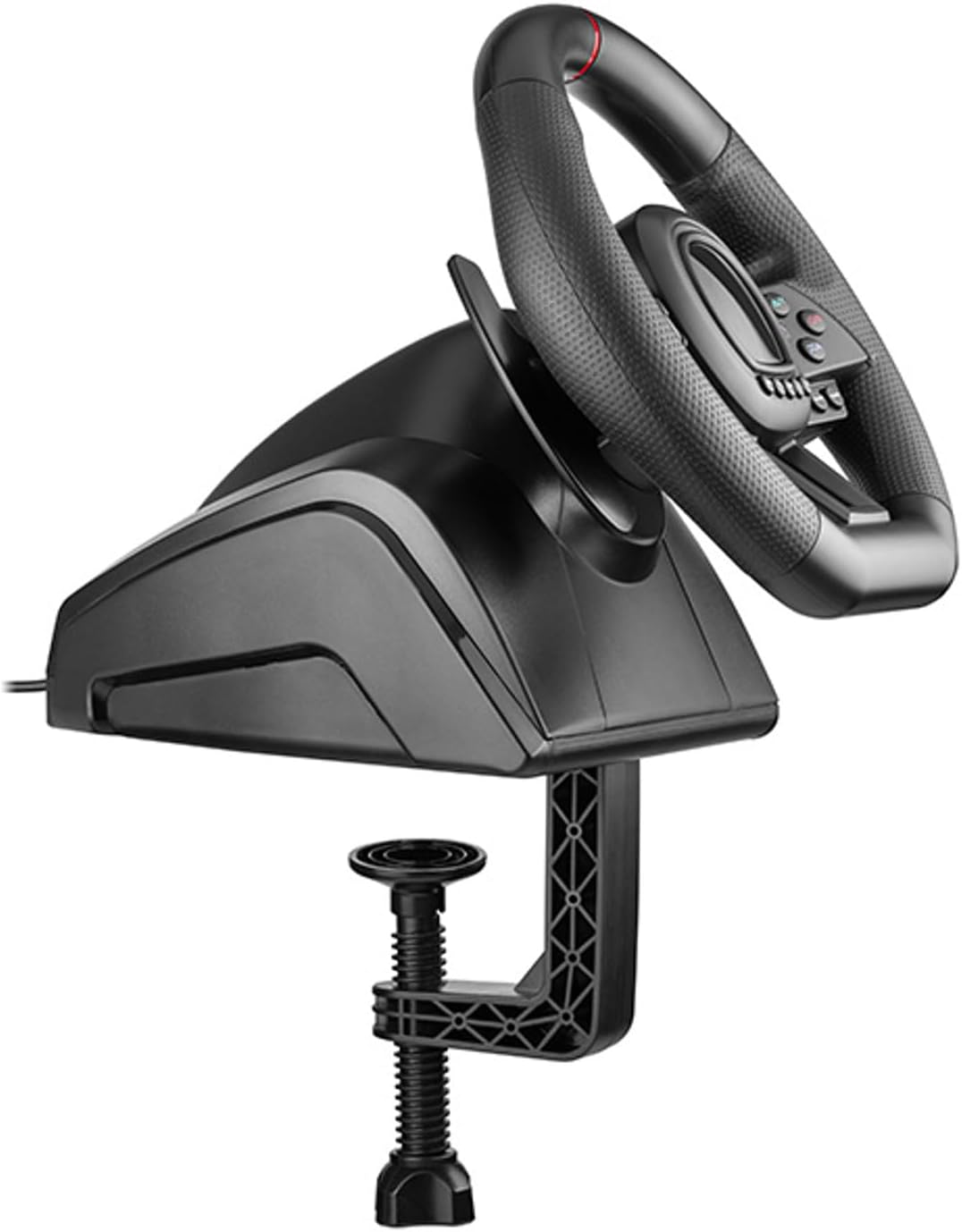Tracer SimRacer Manual Transmission 6 in 1 Gaming Steering Wheel with Pedals and Gear Stick Compatible with PC/PS4/PS3/XONE/X360/SWITCH