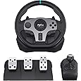 Tracer SimRacer Manual Transmission 6 in 1 Gaming Steering Wheel with Pedals and Gear Stick Compatible with PC/PS4/PS3/XONE/X360/SWITCH