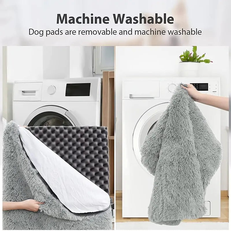 Washable Plush Washable Dog Bed – The Ultimate Comfort for Your Loyal Friend