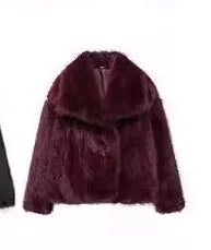 Women's Faux Fox Fur Coat: Elegance and Warmth for the Colder Months