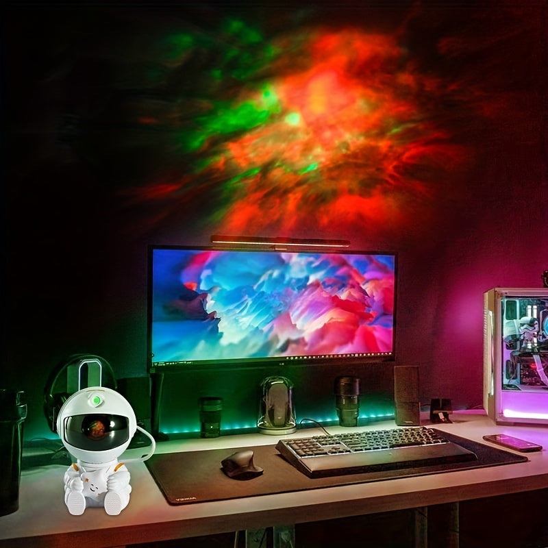 Astronaut Star Galaxy Projector Beautiful Night Lamp with Adjustable Nebula Ceiling LED Lights for Bedroom, Living Room and Party Decoration in All Seasons