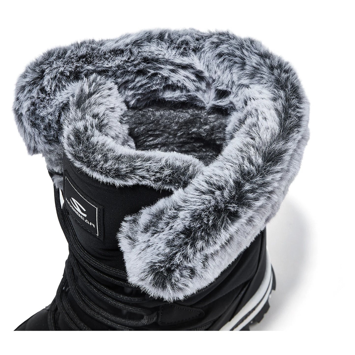 HOBIBEAR Waterdichte Winterlaarzen voor Dames – Warme Sneeuwlaarzen met Luxe Bontvoering