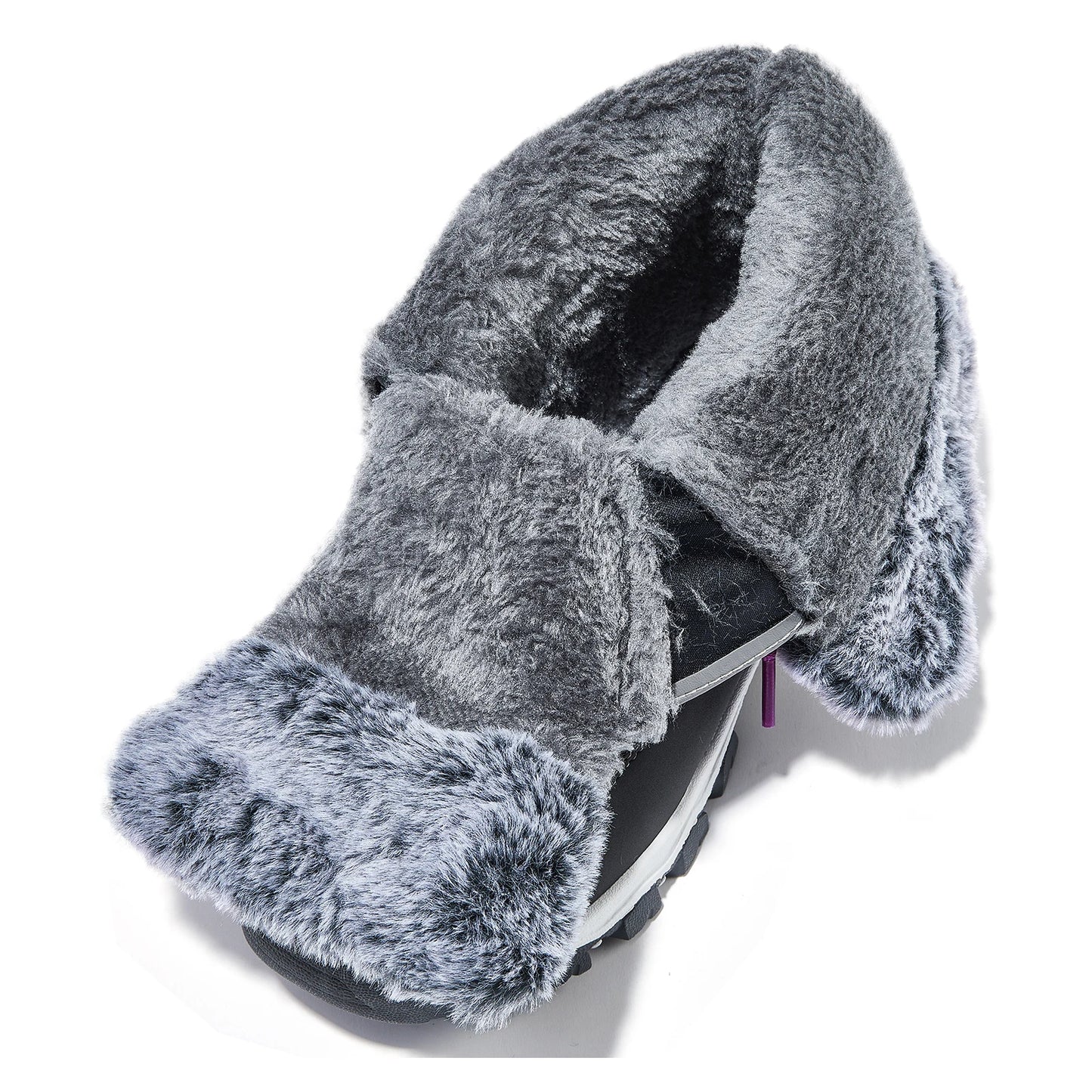 HOBIBEAR Waterdichte Winterlaarzen voor Dames – Warme Sneeuwlaarzen met Luxe Bontvoering