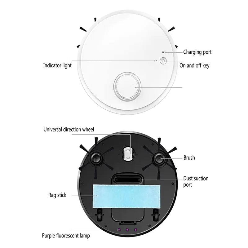 Slimme Robotstofzuiger – Automatische en Efficiënte Reiniging voor Jouw Huis