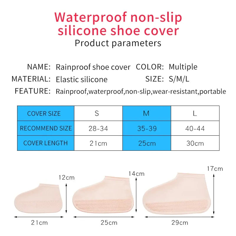 Waterdichte Siliconen Schoenbeschermers – Anti Regen & Vuil