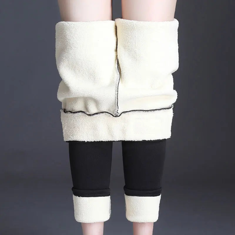 Dames Thermische Fleece Legging – Hoge Taille & Ultiem Stretchcomfort