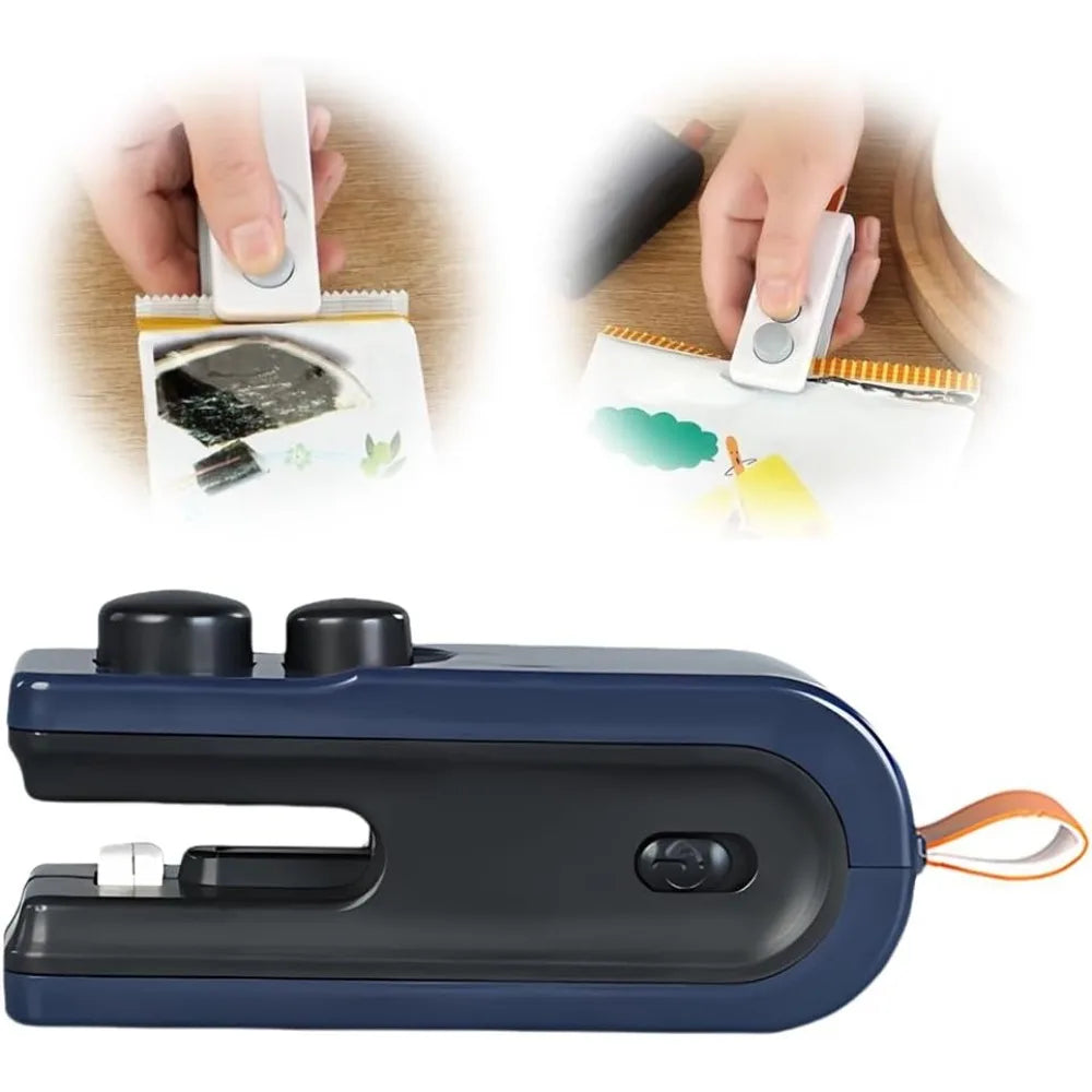 2024 Mini Zaksealapparaat 2-in-1: Sealer & Cutter
