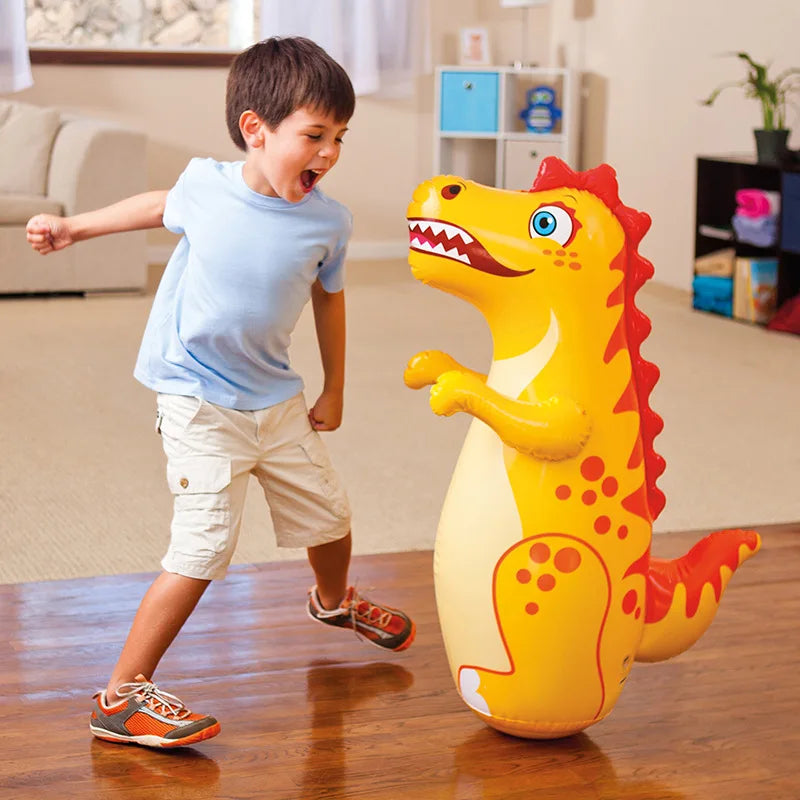 Opblaasbare Dino Bokszak voor Kinderen – Knuffelbaar Speelgoed, Spelplezier & Perfect Cadeau!
