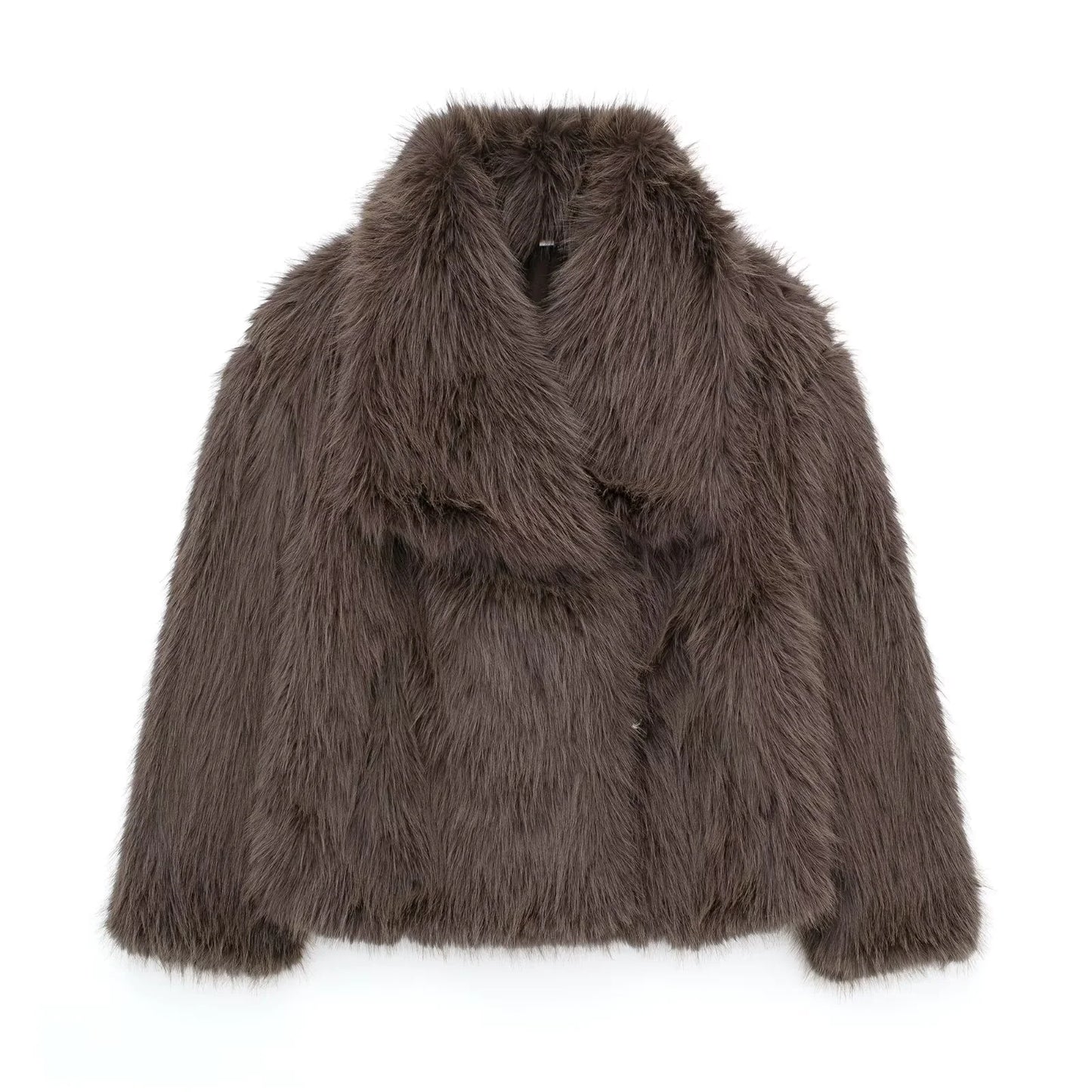 Women's Faux Fox Fur Coat: Elegance and Warmth for the Colder Months