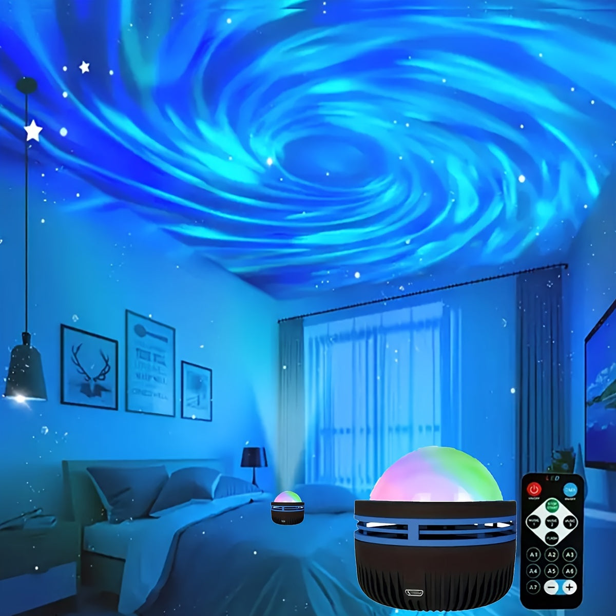 Sterrennacht Aurora Lamp – Magische Sfeer voor je Huis
