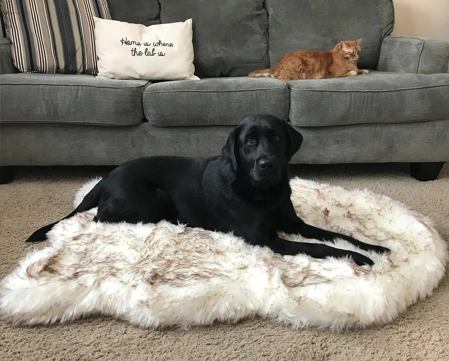 Faux Fur Dog Bed – Ultimate Comfort for Your Pet