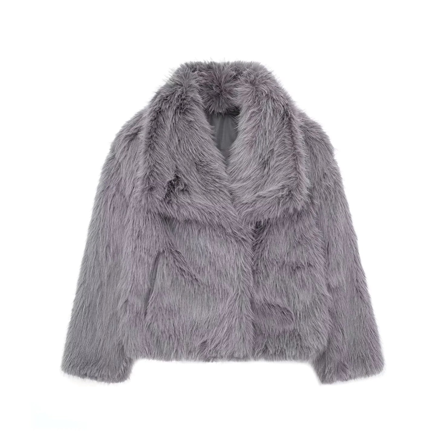 Women's Faux Fox Fur Coat: Elegance and Warmth for the Colder Months