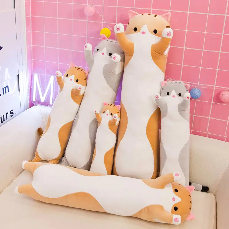 Soft Plush Long Pillow – The Ultimate Cuddle Buddy for You or the Kids.