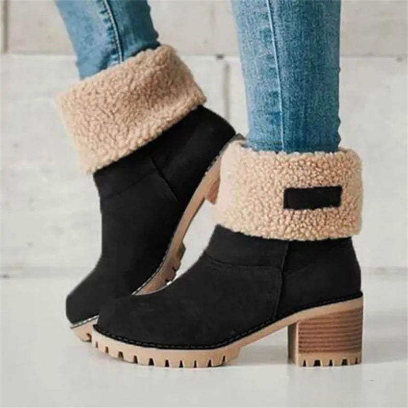 Women's Faux Fur Winter Boots: Stylish, Warm and Comfortable