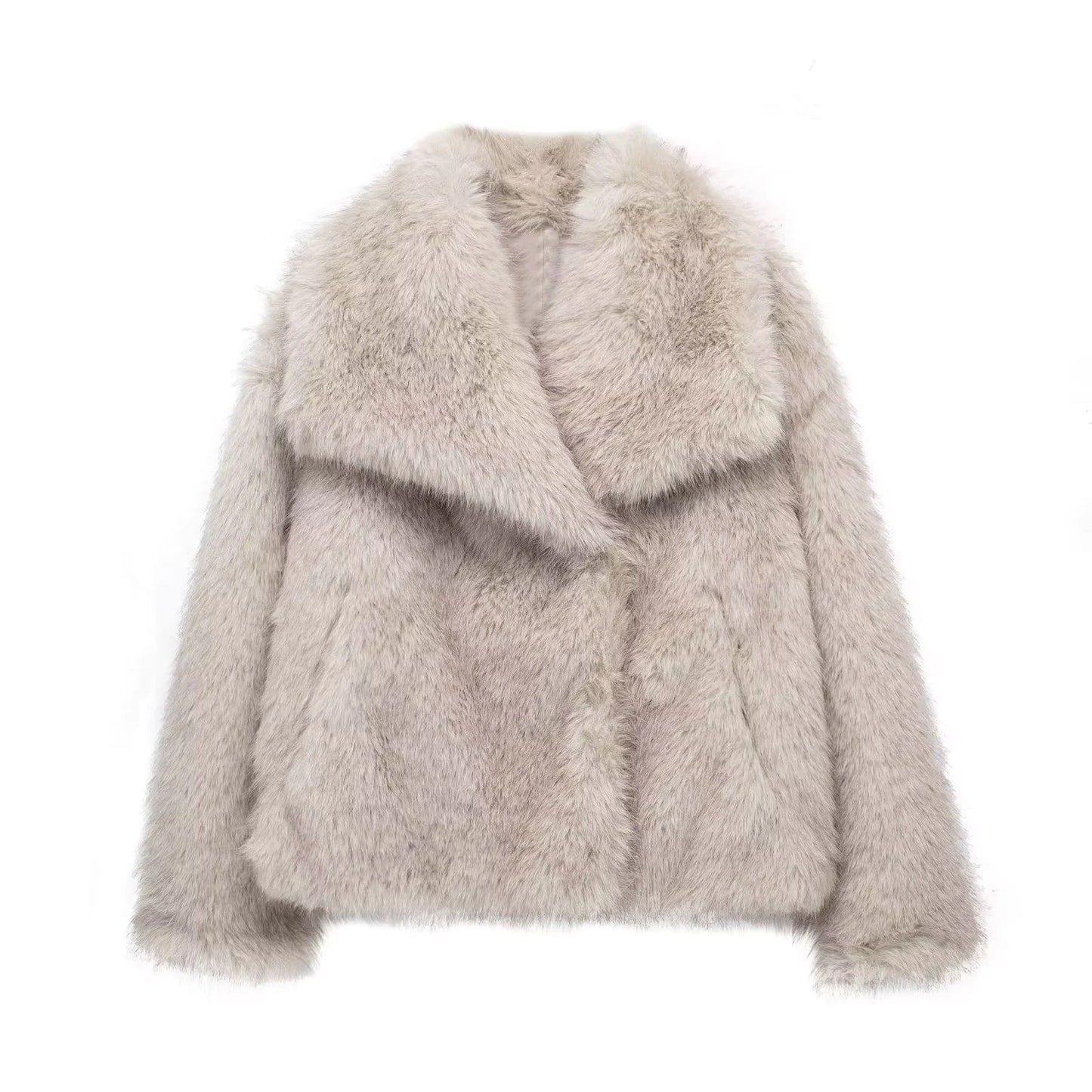 Women's Faux Fox Fur Coat: Elegance and Warmth for the Colder Months