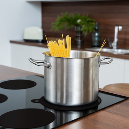 Black Induction Protection Mat - Optimally Safe and Stylish