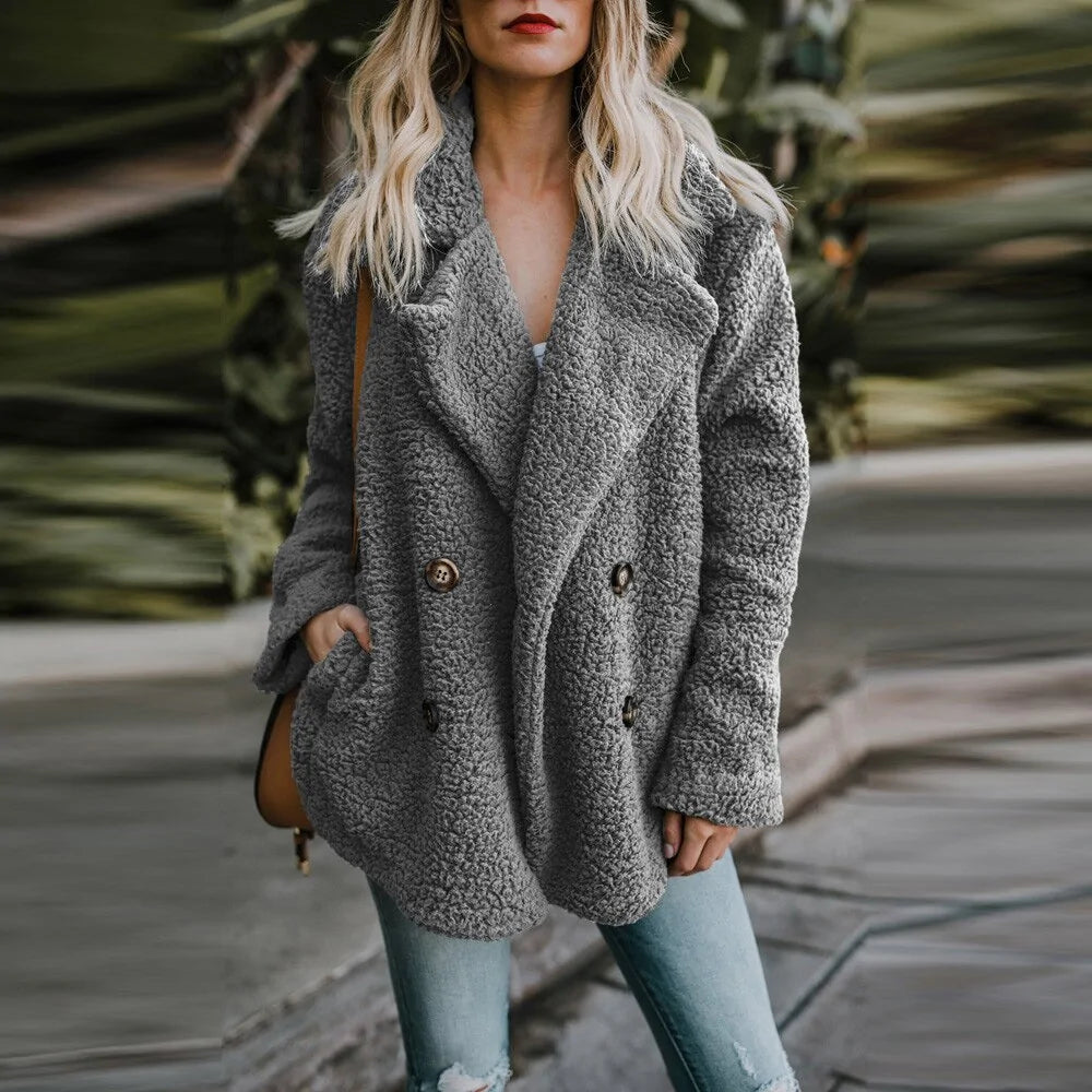 Dames winterwarm imitatiebont vest mantel jas bontvest dames bontvest vest bont vest zacht comfortabel mouwloos winterjas parka bont mantel tops V-hals pluche vest, grijs, L Dames winterwarm imitatiebont vest mantel jas bontvest dames bontvest vest bont vest zacht comfortabel mouwloos winterjas parka bont mantel tops V-hals pluche vest, grijs, L