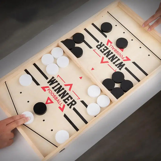 Table Football Winner Game Table Hockey Game Catapult Chess Parent-child Interactive Toy Fast Sling Puck Board Game Toys For Kids 