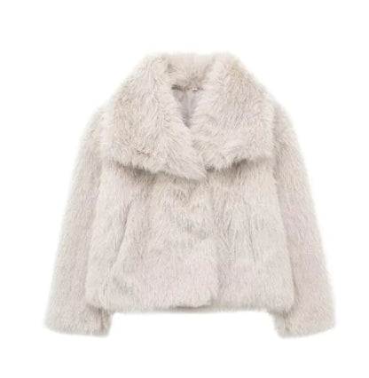 Imitatie Vosbont Jas Dames - Elegantie en Warmte