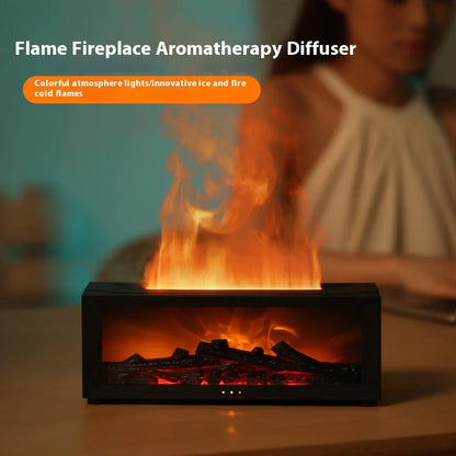Fireplace Humidifier with Remote Control &amp; Aromatherapy